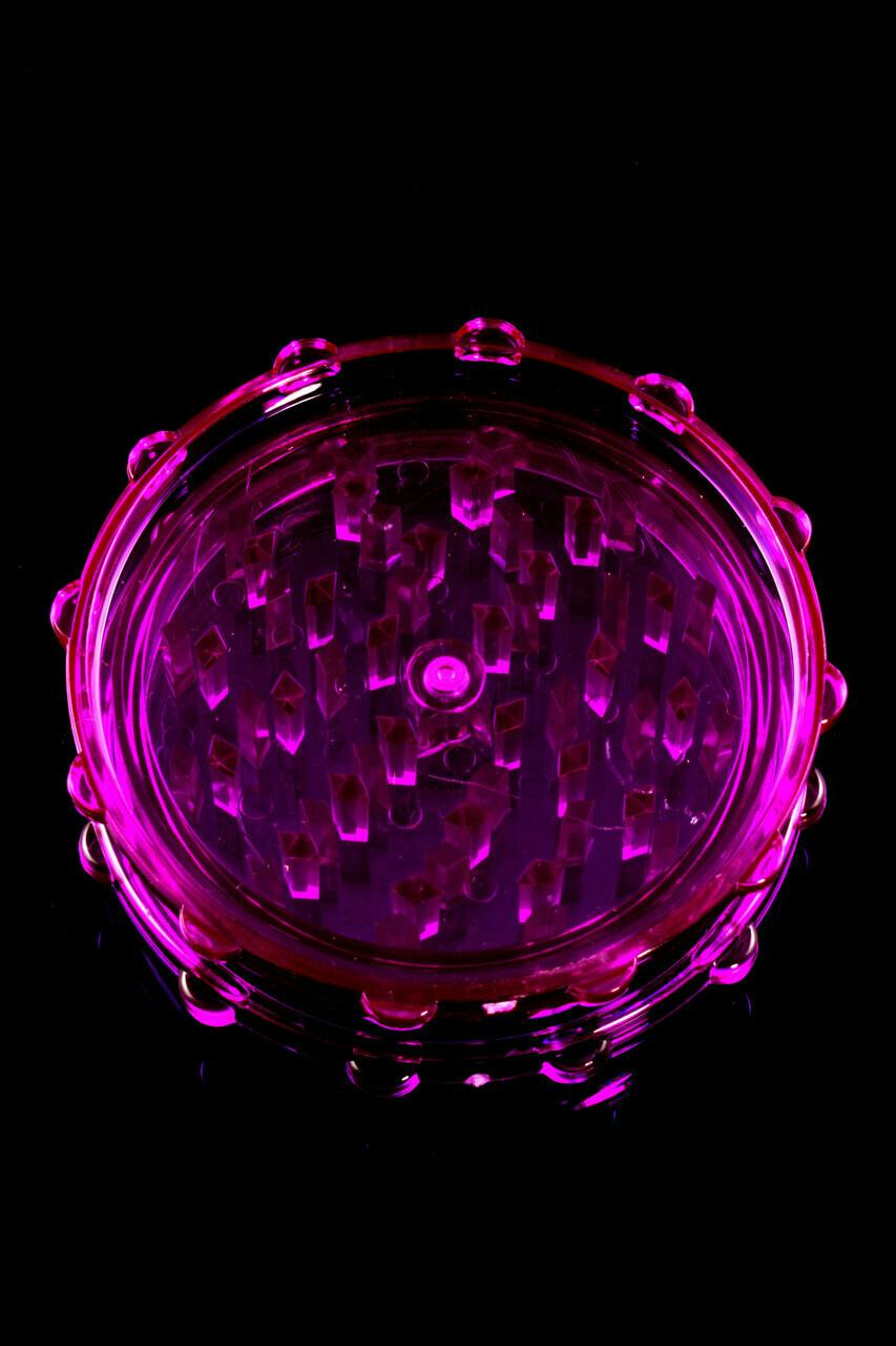 Acrylic Grinder- PURPLE at The Green Door Dispensary