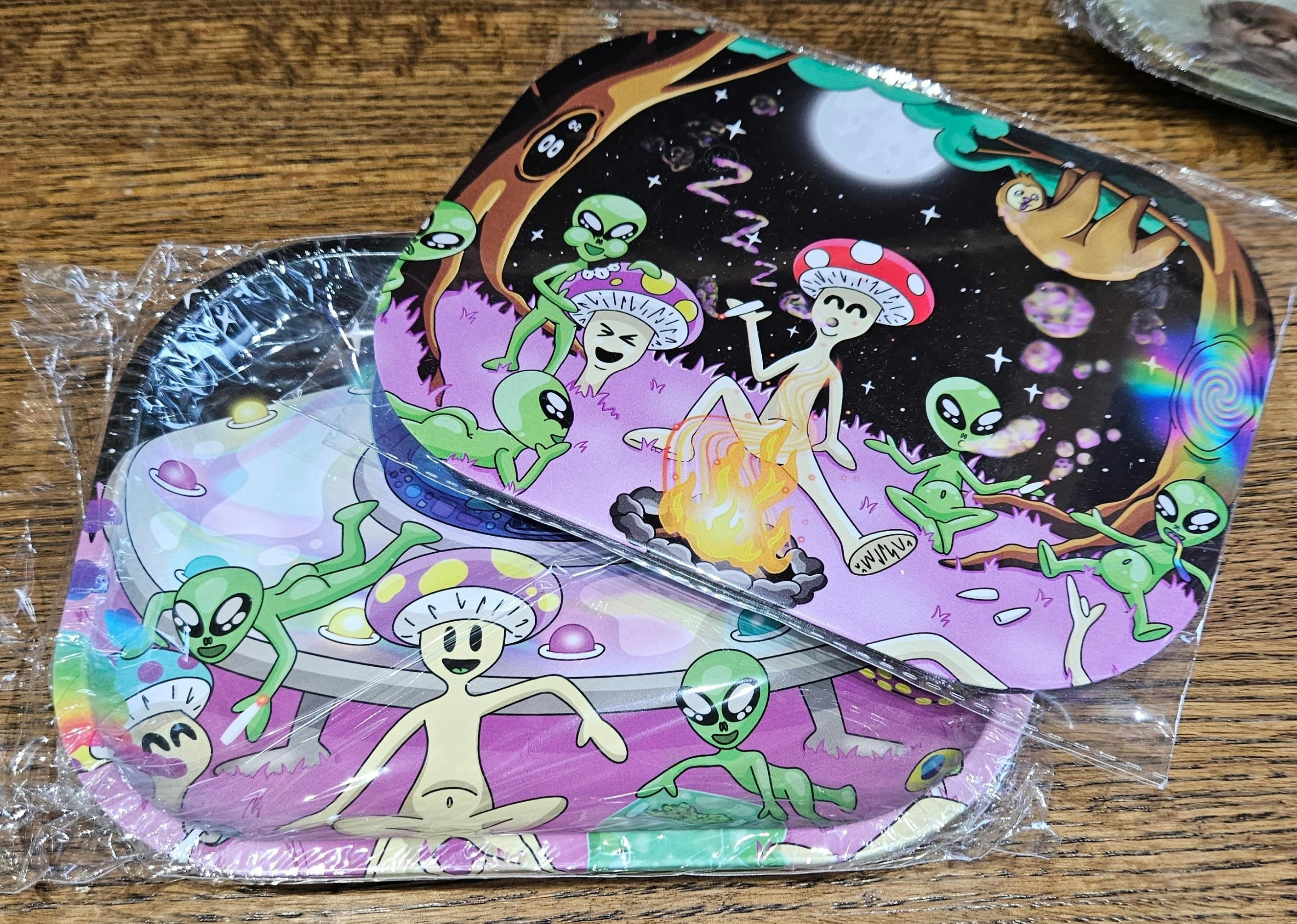 ZZZ's Collective Magnetic Rolling Tray w/ Lid - ASSORTED STYLES