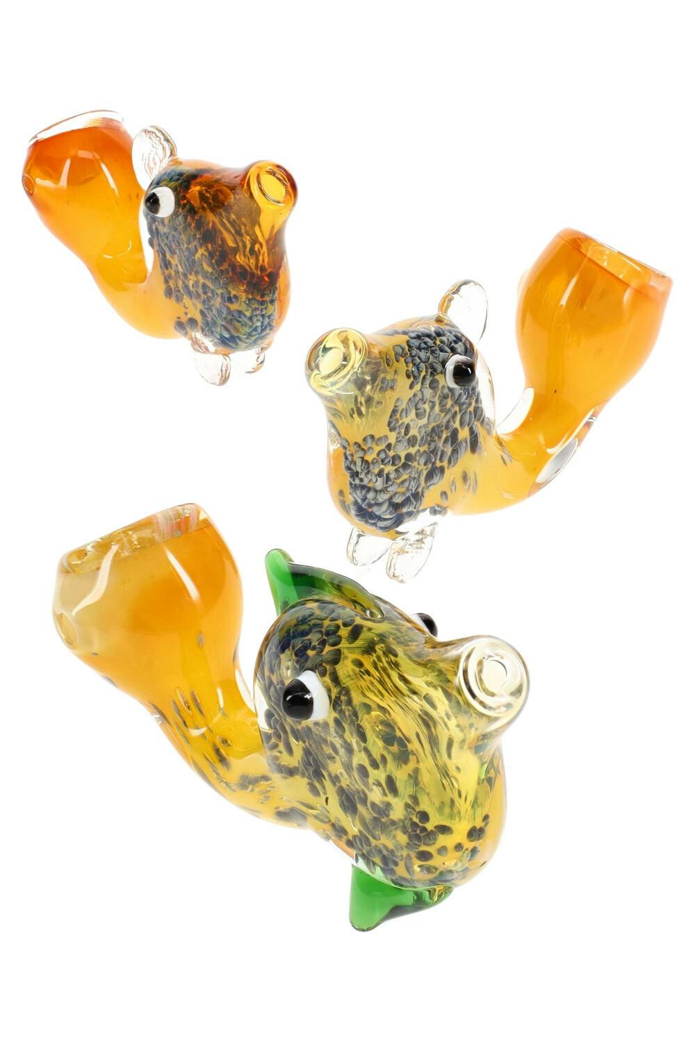 3.5' Gold Fumed Color Changing FISH Pipe