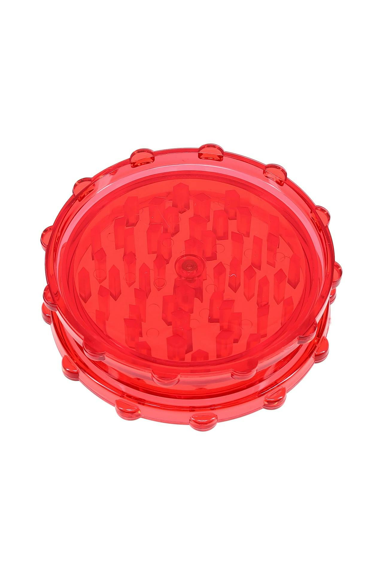 Acrylic Grinder - RED at The Green Door Dispensary