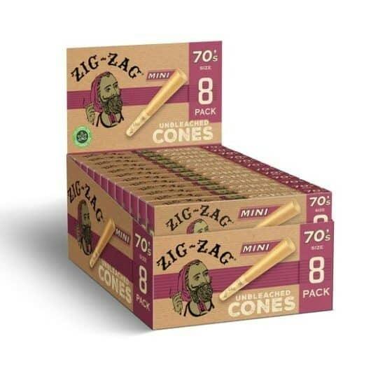 Zig Zag Cones - MINI'S 8pk at The Green Door Dispensary