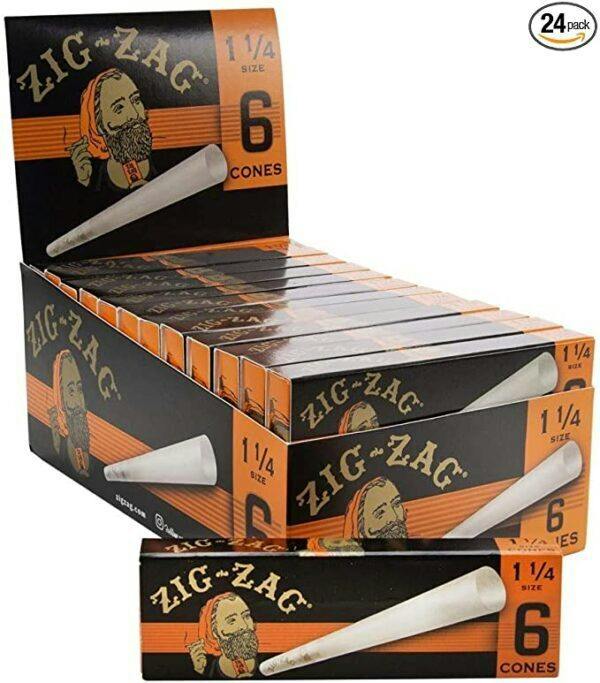Zig Zag Cones - ULTRA THIN 6pk at The Green Door Dispensary