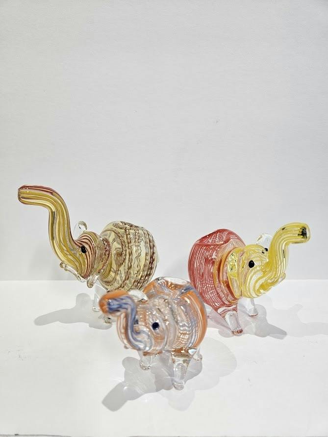 Standing Elephant Pipes - Large