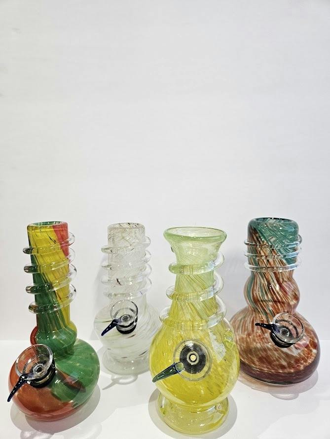 Small Spiral Water Bong - MultiColor