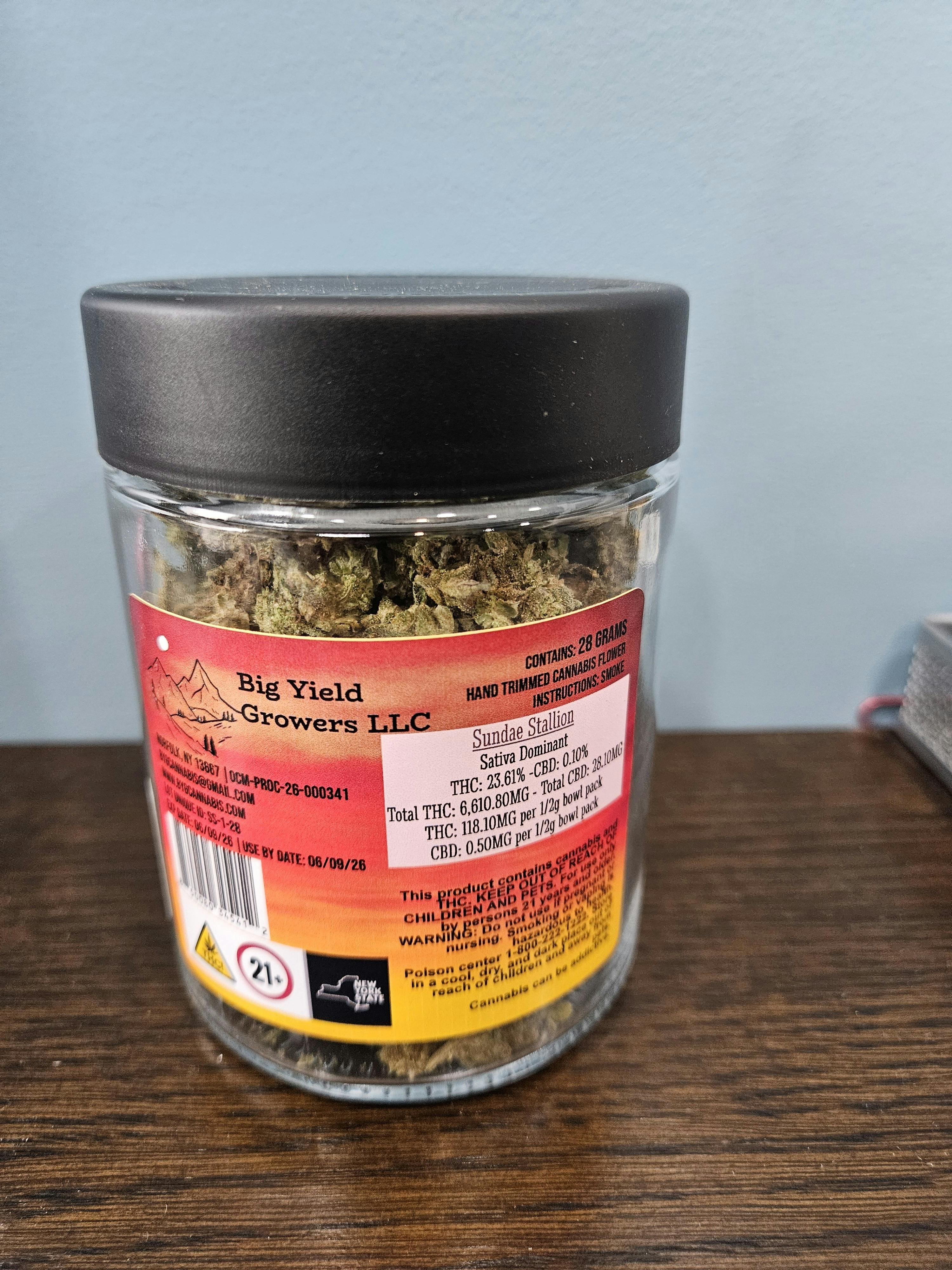BYG cannabis | Flower | 28g | SUNDAE STALLION (S)