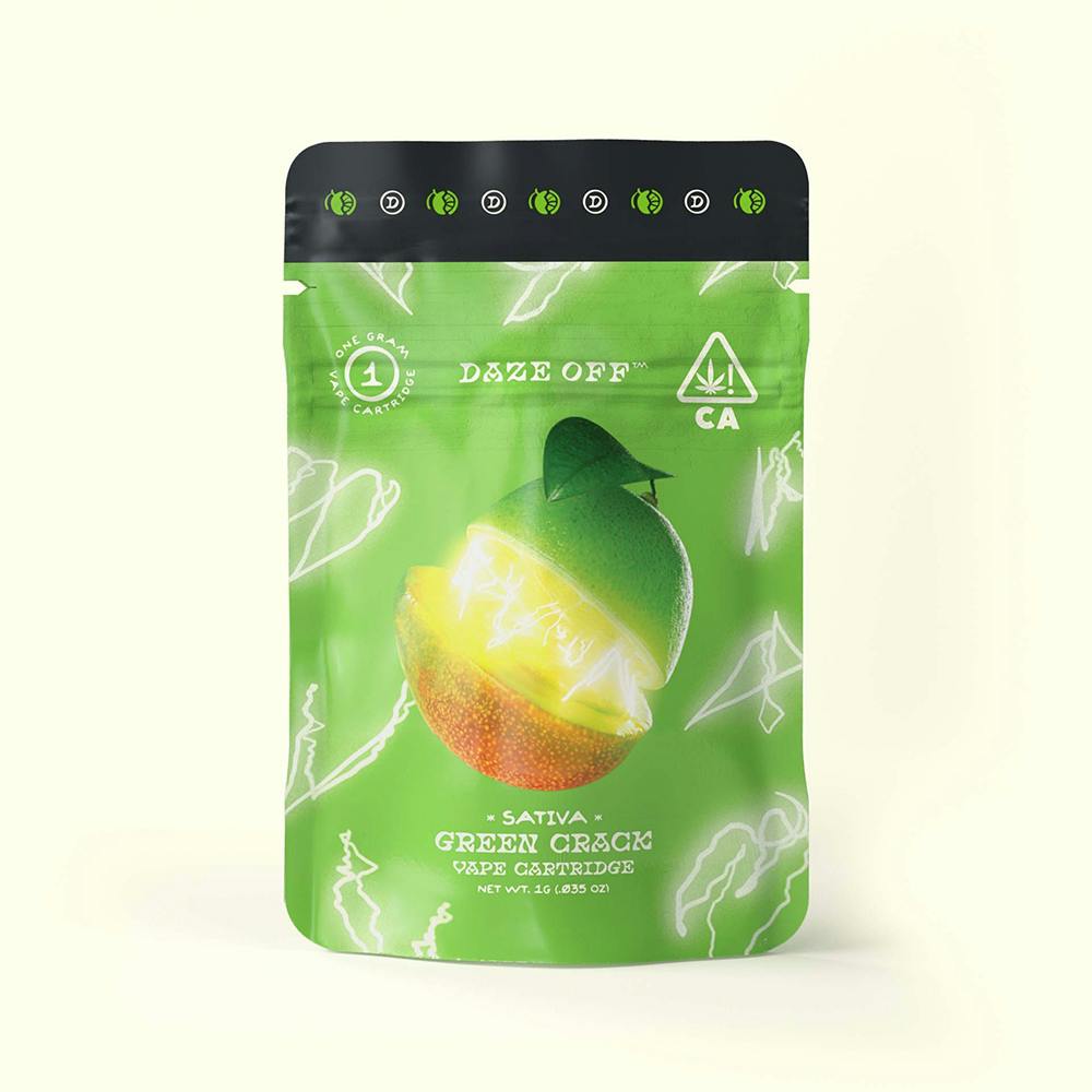 Green Crack | Daze Off - Vape Cartridge