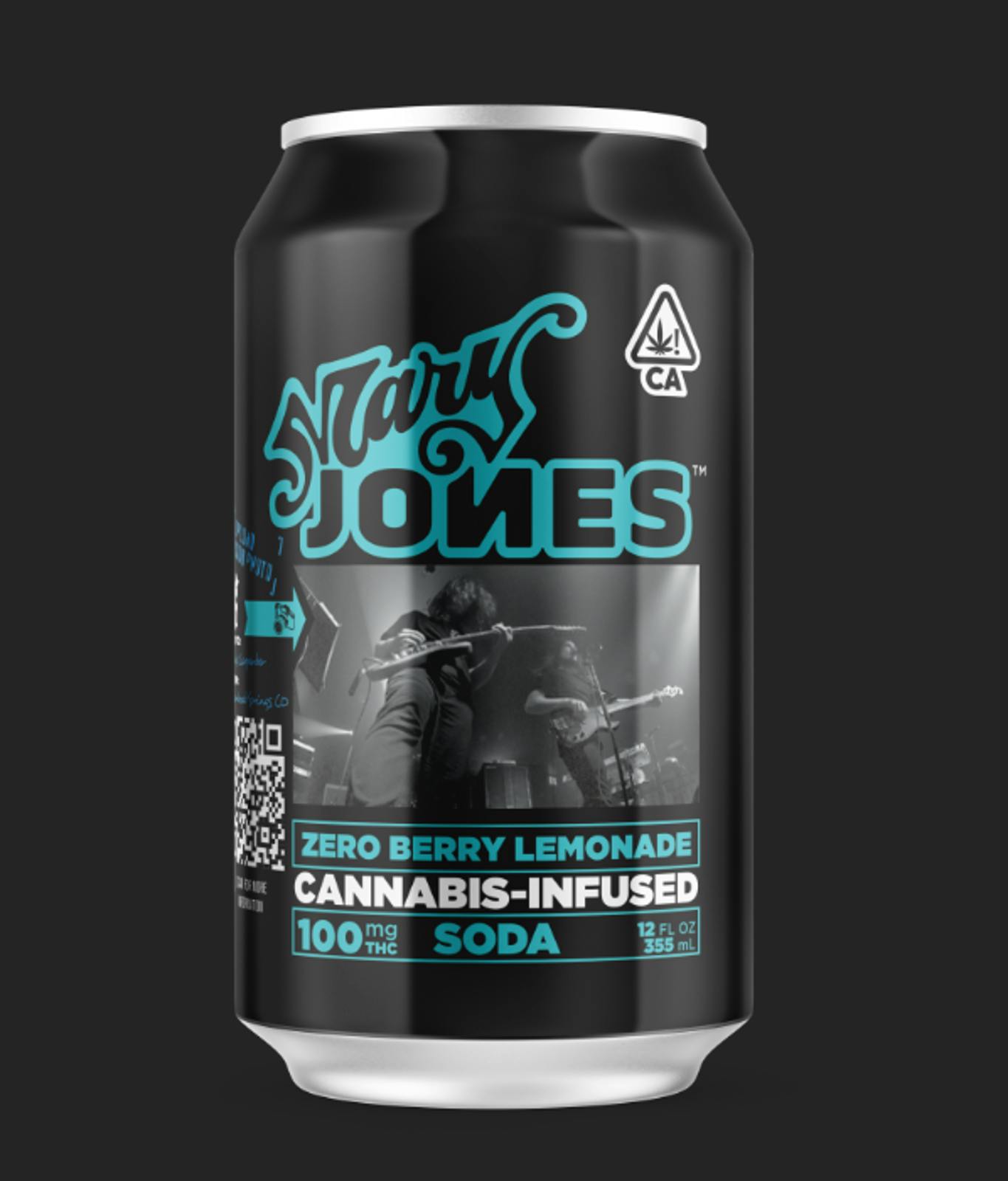 Berry Lemonade [12oz] (100mg) | Mary Jones - Zero Sugar Soda