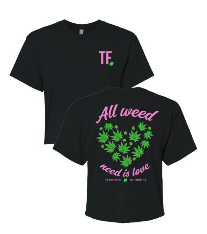 Token Farms | Black Crop Shirt | S | Token Farms