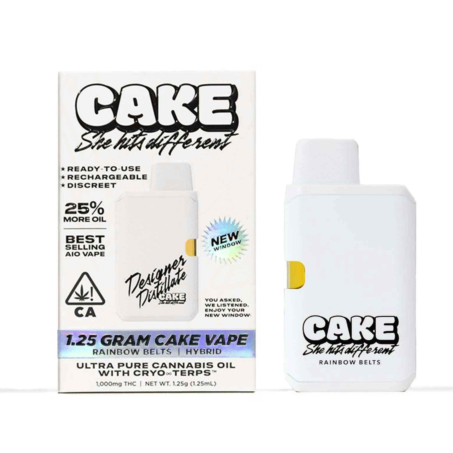 Rainbow OG [1250mg] | CAKE she hits different - Designer All-In-One