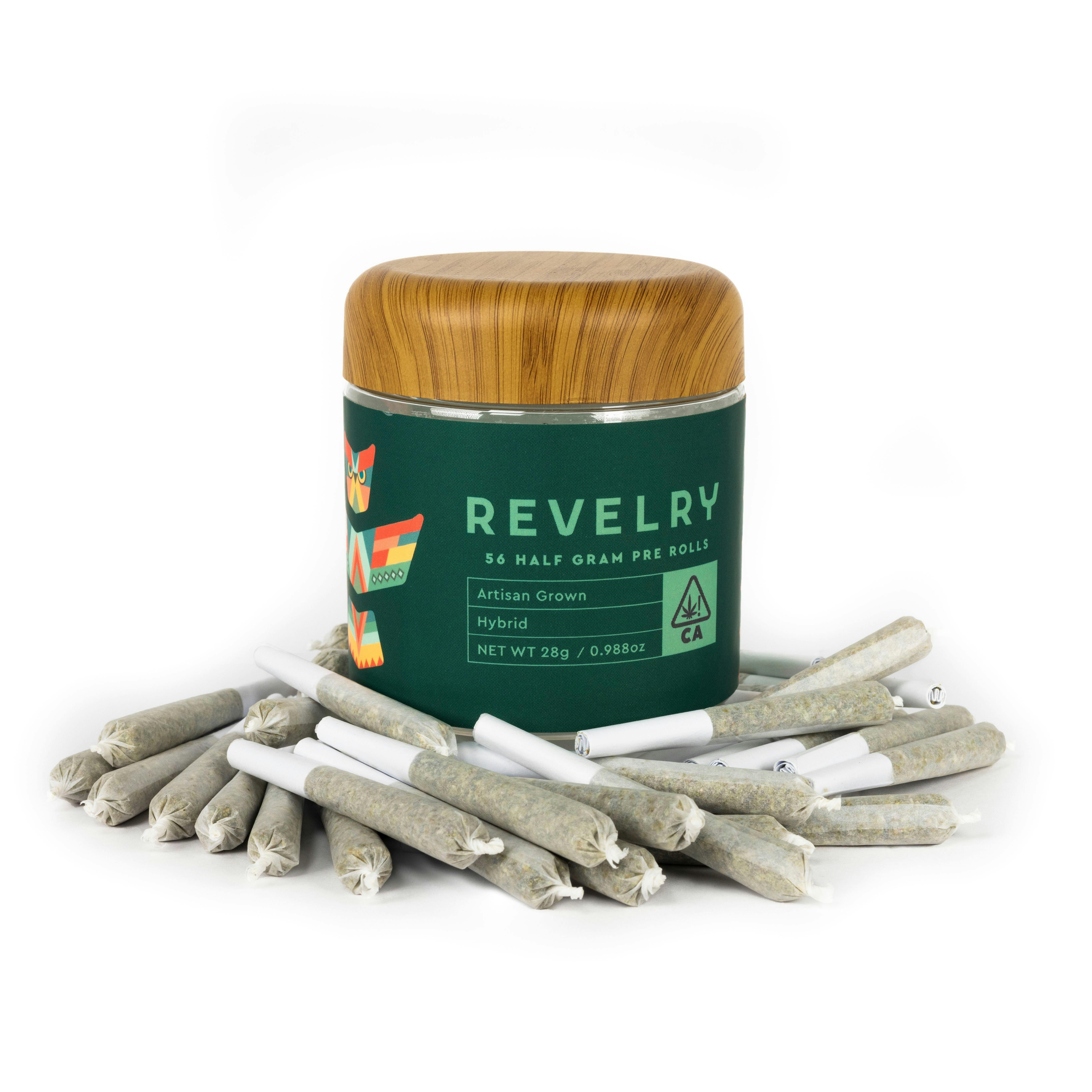 Peanut Butter Cups [.5g] | Revelry Herb Co. - 56 Pack Pre Roll