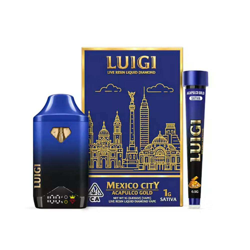 Acapulco Gold [1000mg] | Luigi - All-In-One + Infused Pre Roll Combo