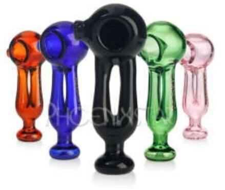 Split Style Glass Spoon Pipe