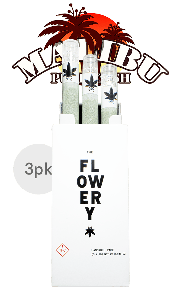 Flowery Handroll Multipack 3x1G - Malibu Pure Kush