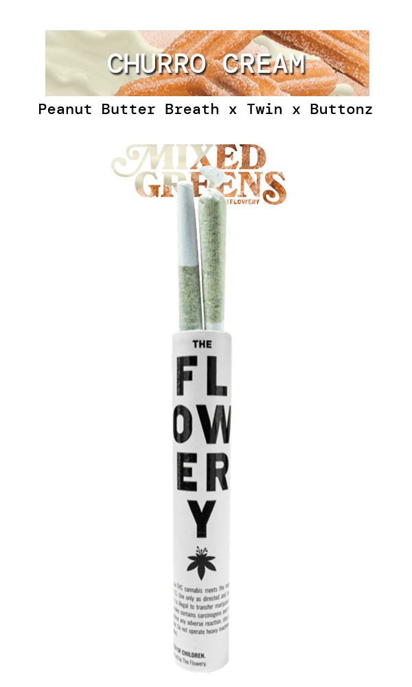 Churro Cream Whole Flower Prerolls 2x0.5g