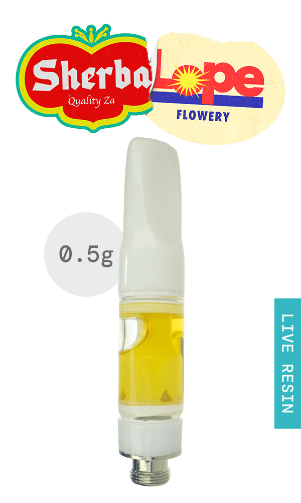 Live Resin Cartridge 0.5g - Sherbalope