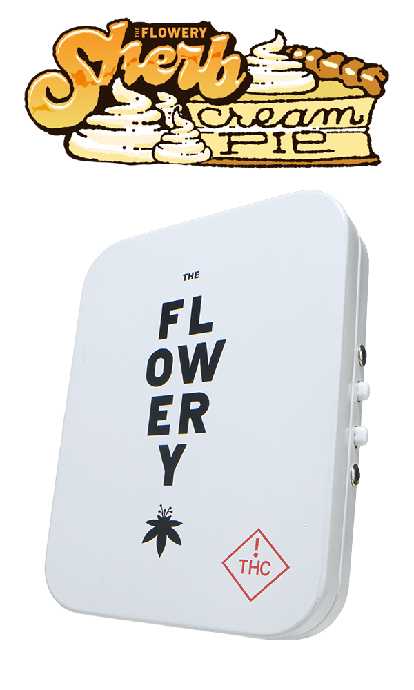 Flowery Whole Sherb Cream Pie