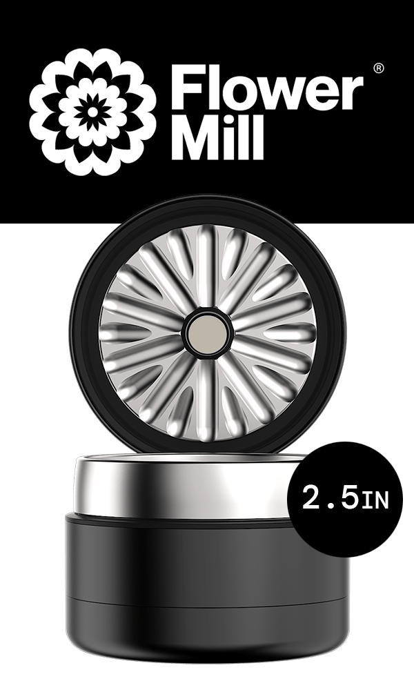 Flower Mill - 2.5" Premium Stainless Series