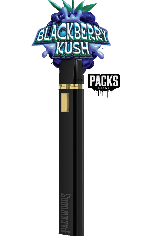 Packs Premium Vape Cartridge 1G - Blackberry Kush (Noir)
