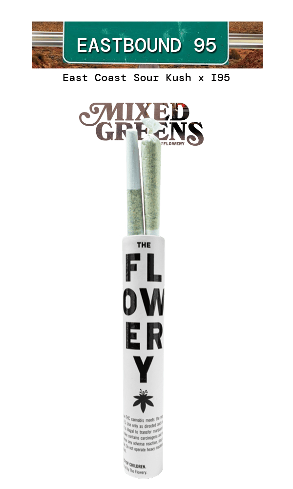Eastbound 95 Whole Flower Prerolls 2X0.5g