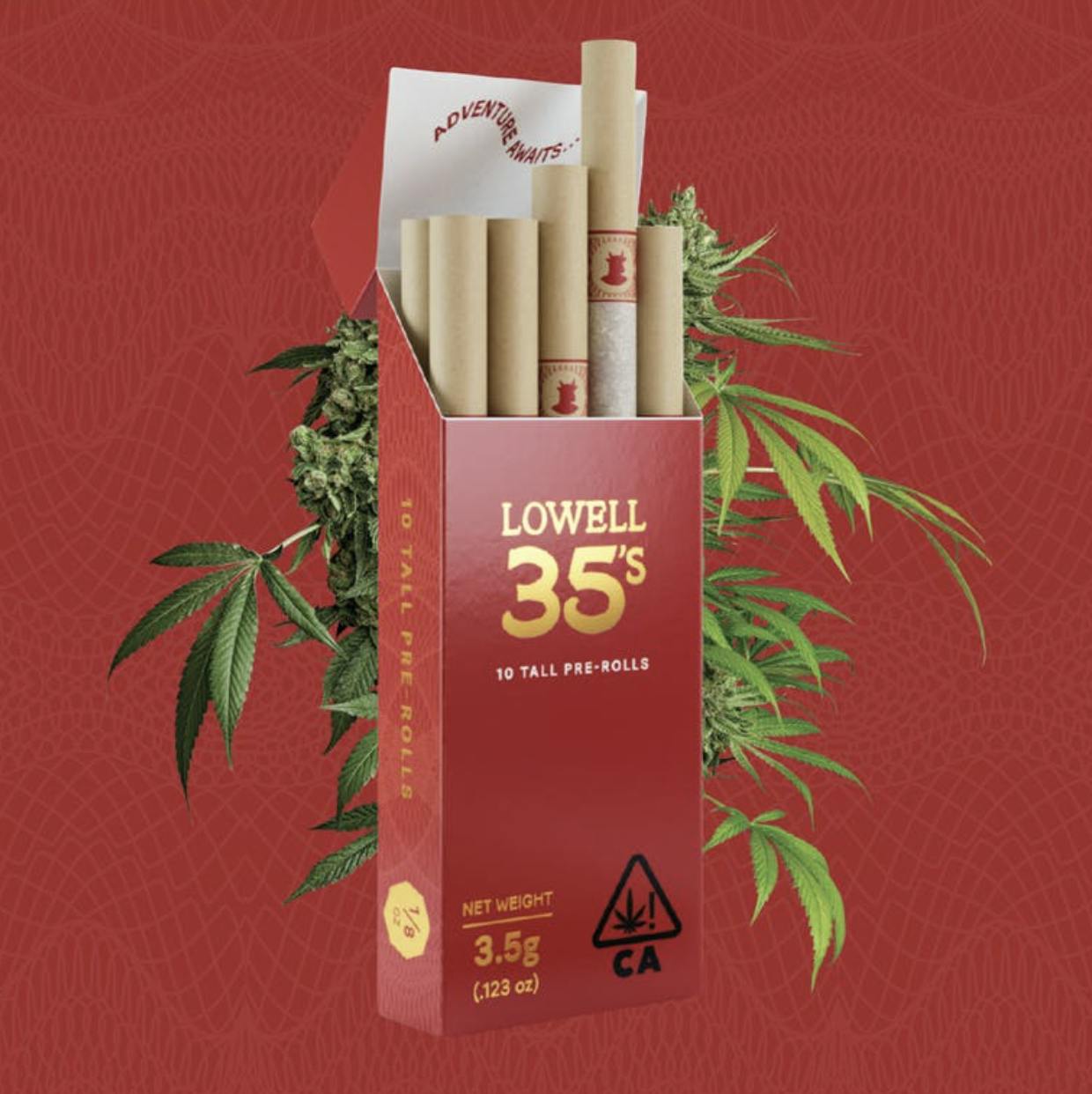 Lowell 35’s - PreRoll 10Pack - Sunny Daze (S) 3.5G