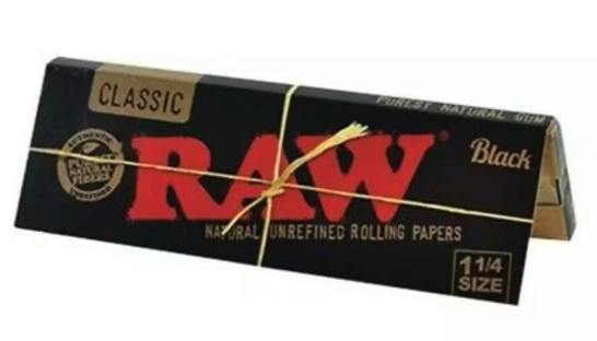 Raw Black 1 1/4
