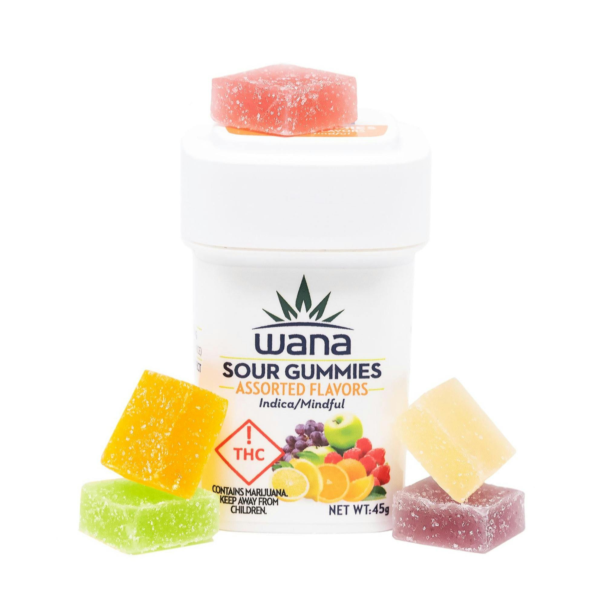 Wana - Indica Assorted Gummies - 100mg