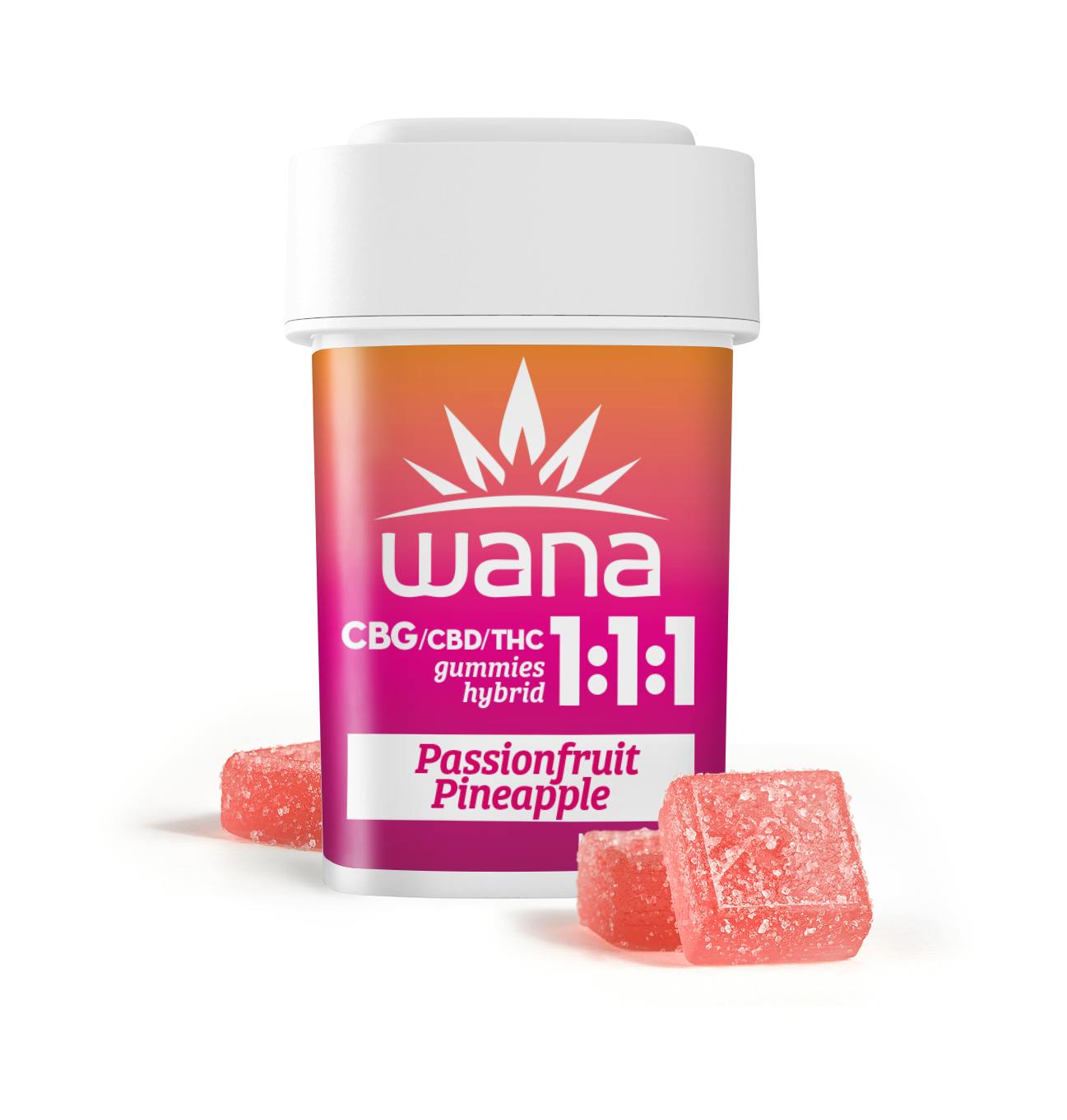 Wana - Passionfruit Pineapple [1:1:1 CBG/CBD/THC]