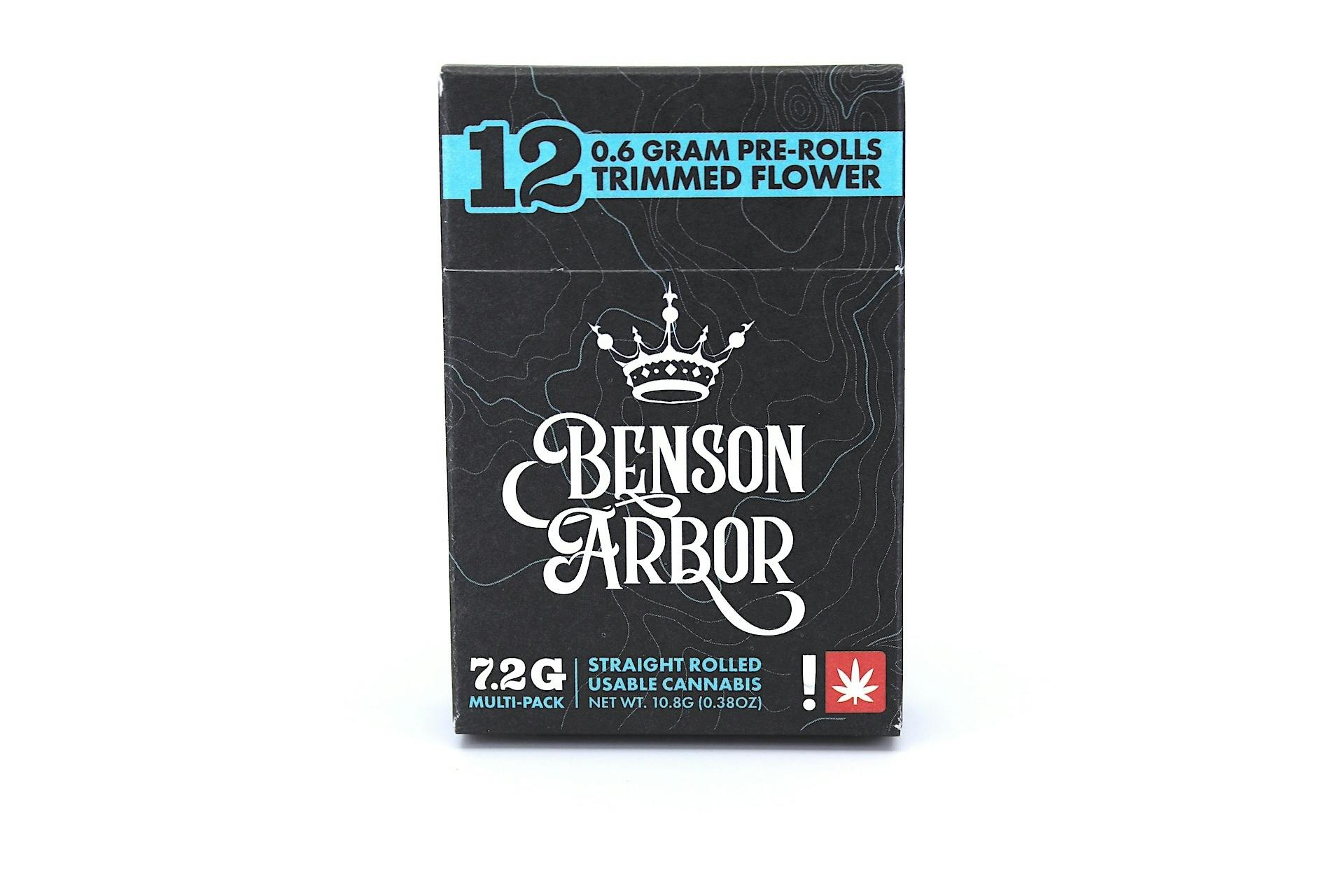 Pre Roll - Benson Arbor - Sweets #15/Gas Face (12 pack)