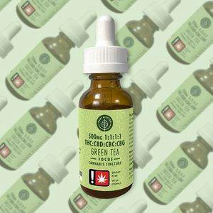 Hapy Kitchen - Tincture - Green Tea Focus 1:1:1:1 (1oz)