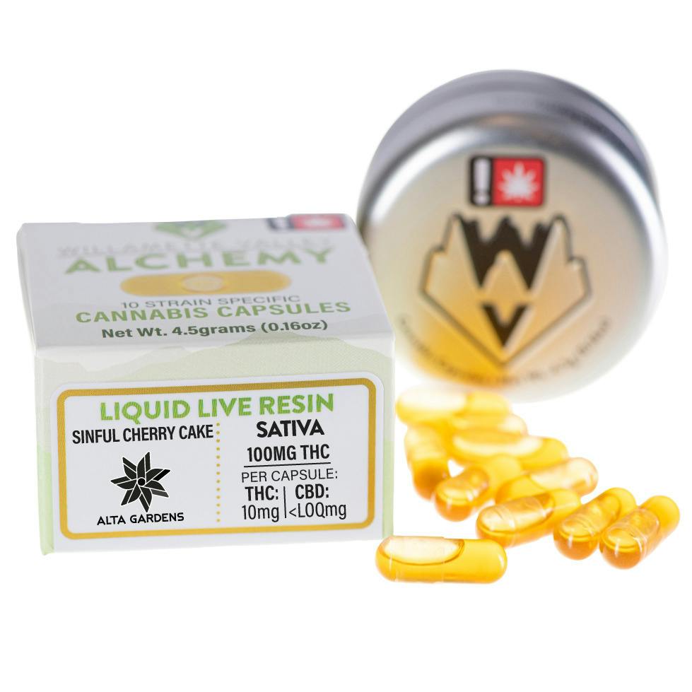 Willamette Valley Alchemy - Liquid Live Resin Capsules - Superboof (10 pack)
