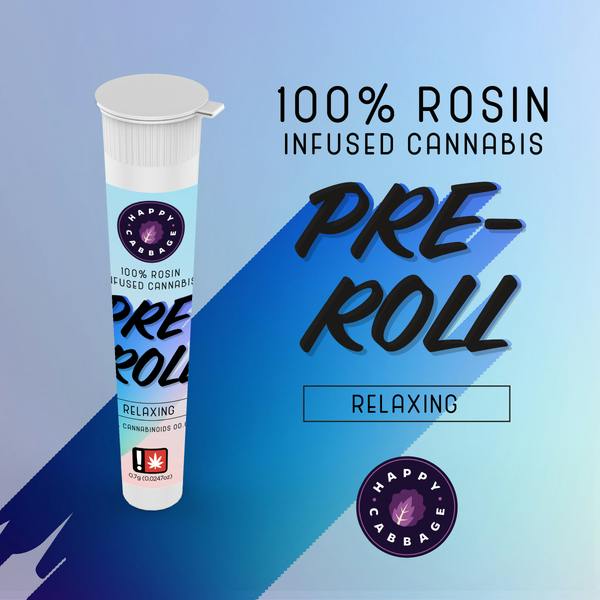 Pre Roll -: Happy Cabbage - - Birthday Cake + Purple Petals