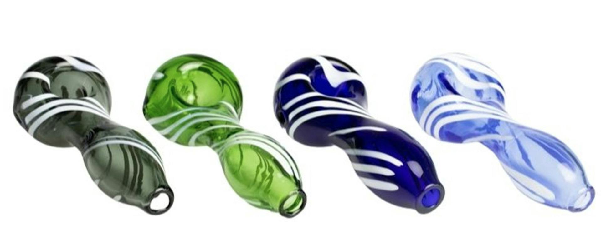 Glass - 4.5" Translucent Hand Pipe