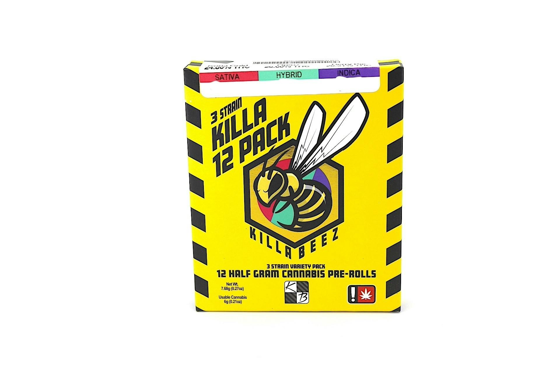 Pre Roll - Killa Beez - 25 Eyes, Sour Pistachio, Astronaut (6 pack)