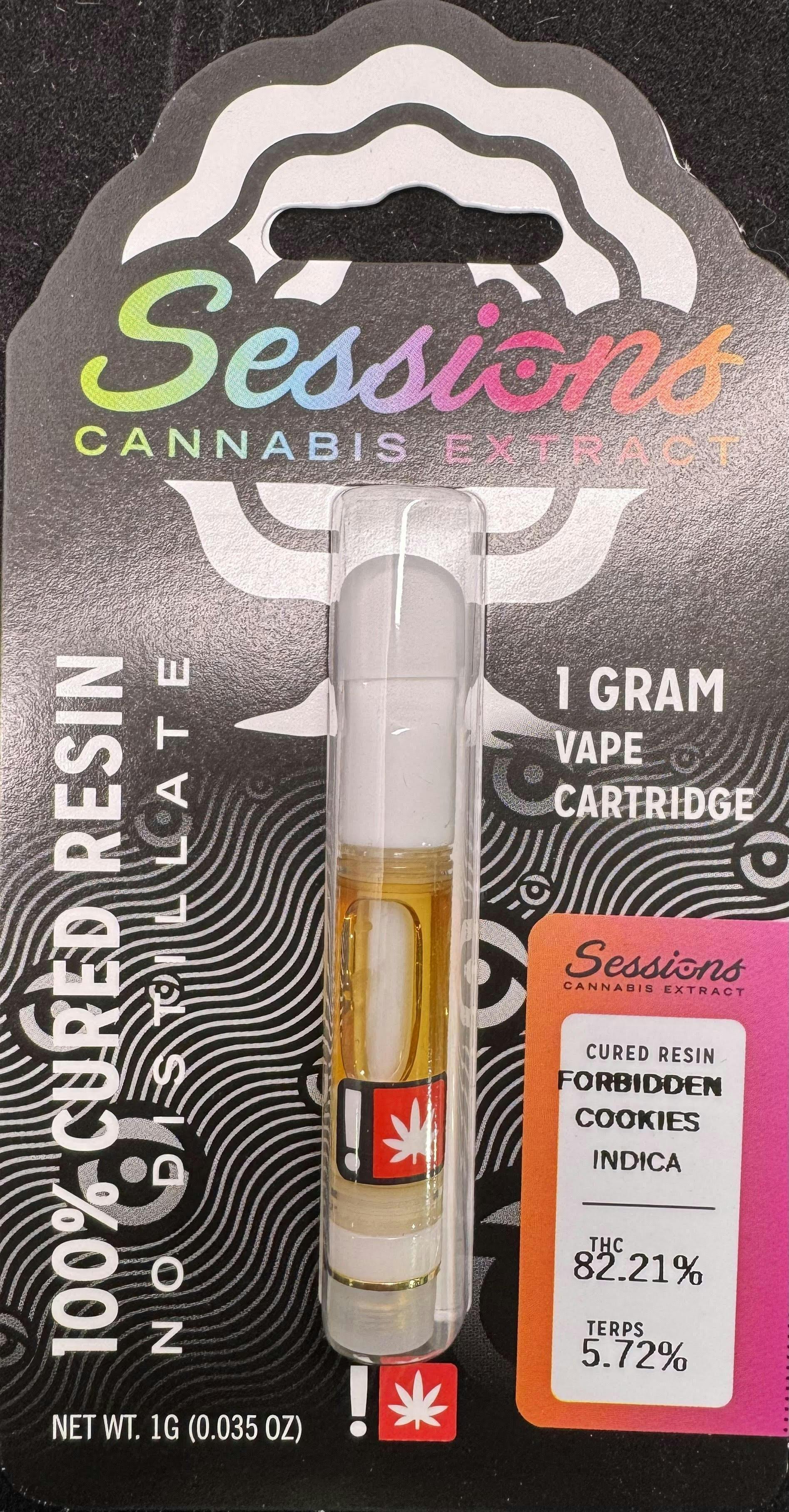 Sessions - Cured Resin Cartridge - Gushers (1 gram)