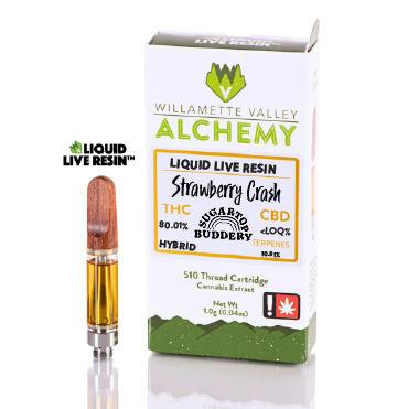 Willamette Valley Alchemy - Liquid Live Resin Cartridge - Strawberry Crash (1 gram)