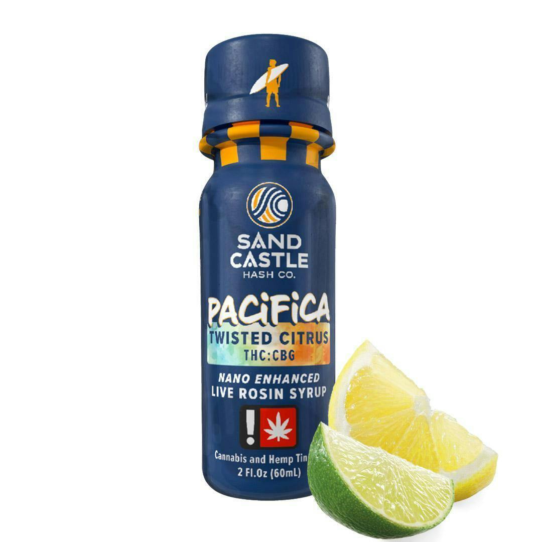 Sand Castle - Pacifica Syrup - Twisted Citrus 2:1 CBG (250mg)