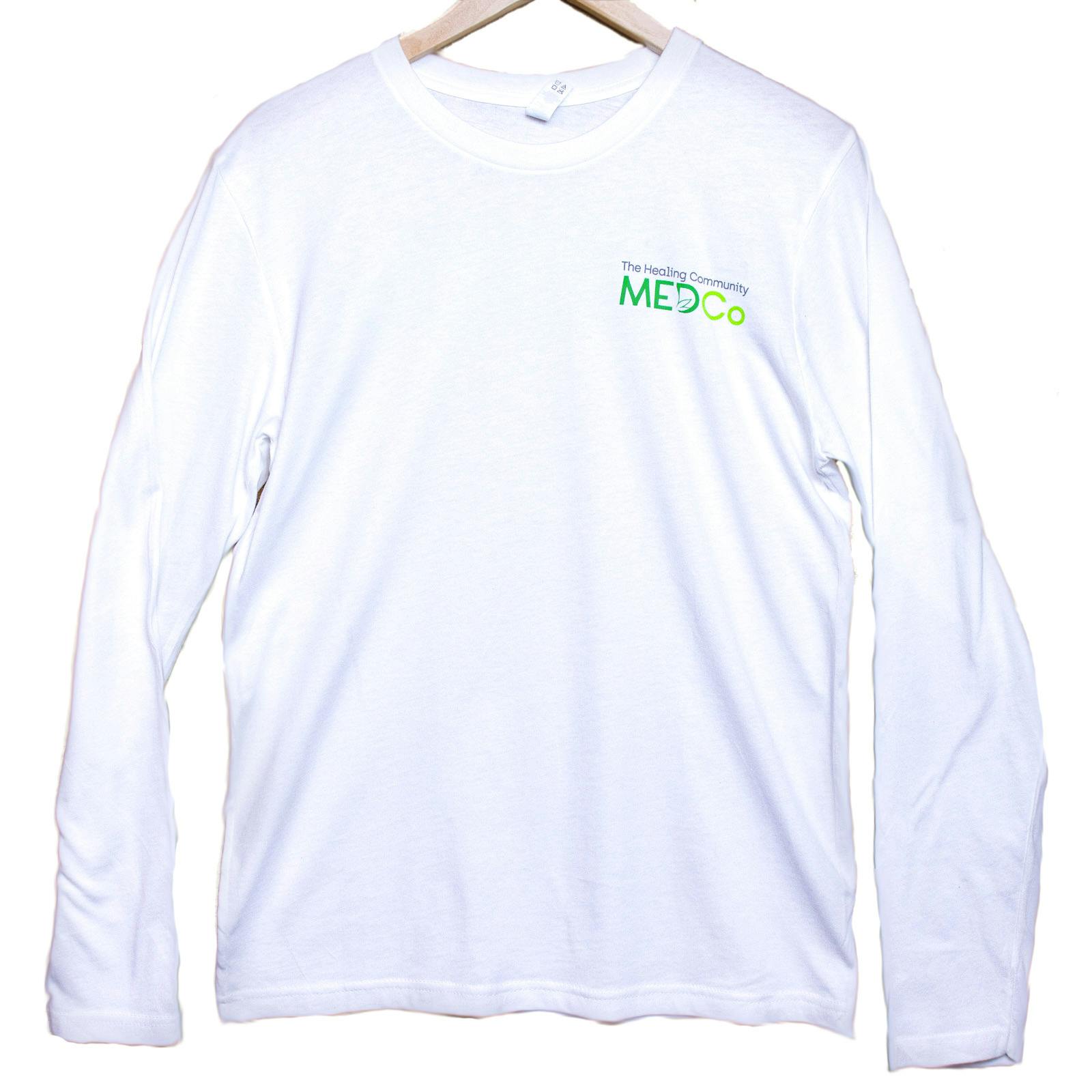 Men's Long Sleeve Tee (S) White