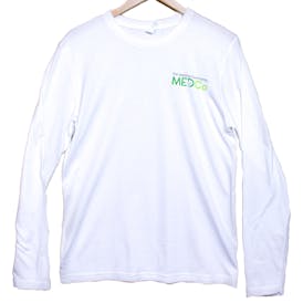 Men's Long Sleeve Tee (S) White