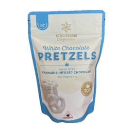 300mg - Kind Farms Confections Pretzel Bag, White Chocolate