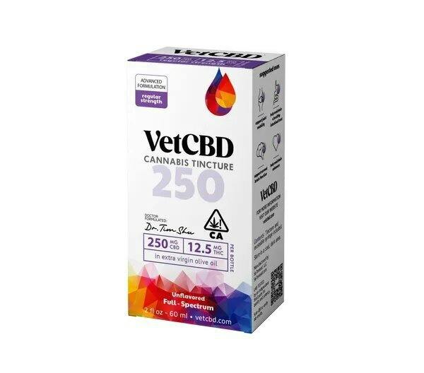 Vet CBD Regular Strength 20:1 CBD Tincture 250mg 2oz