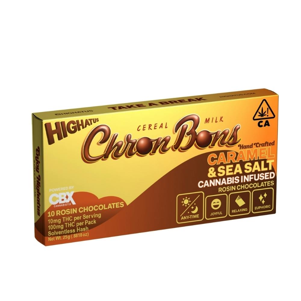 HIGHATUS CHRONBONS: Caramel & Sea Salt Chocolates