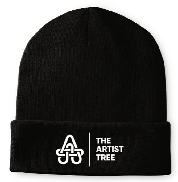 The Artist Tree Black Beanie