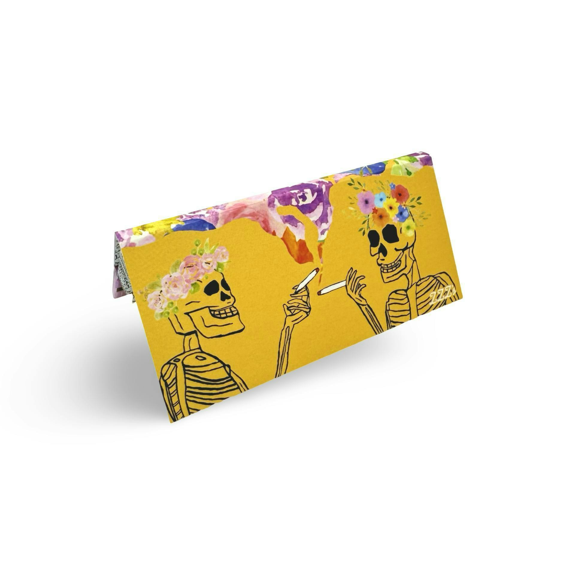 ZZZ Dead Flowers King Size Slim Rolling Papers w/ Tips