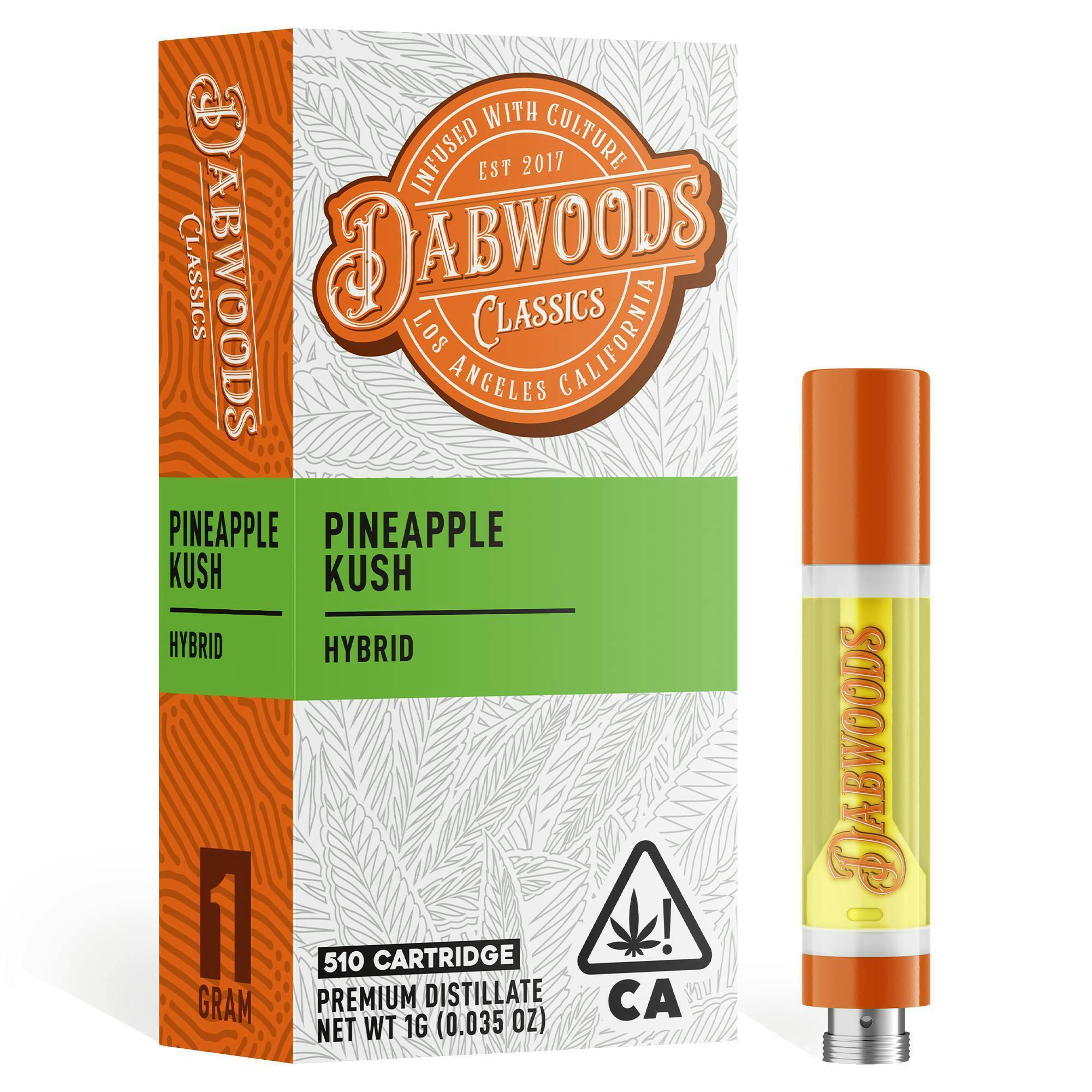 Dabwoods Pineapple Kush (H) Cart 1g