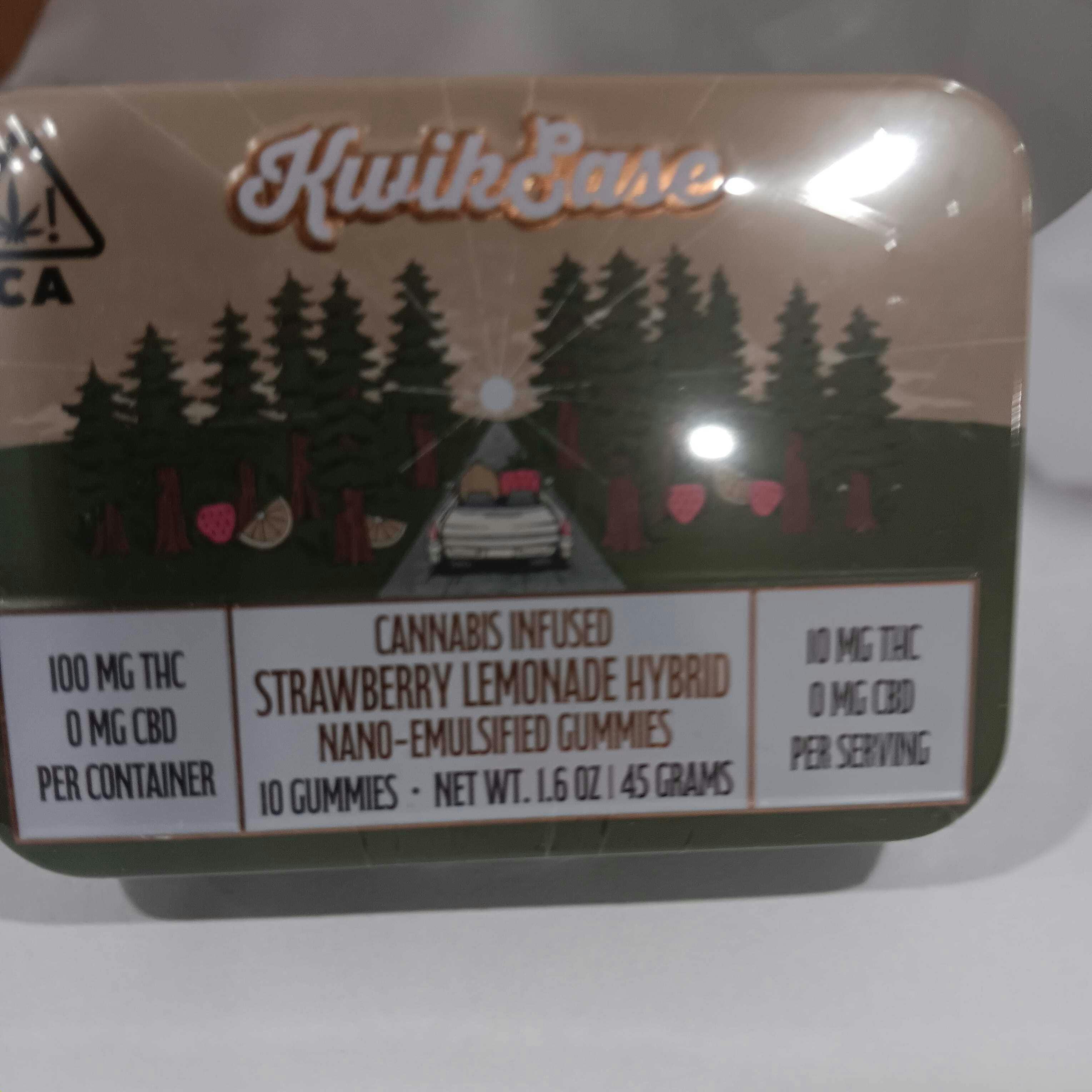 Kwik Ease: Strawberry Nano Emulsified