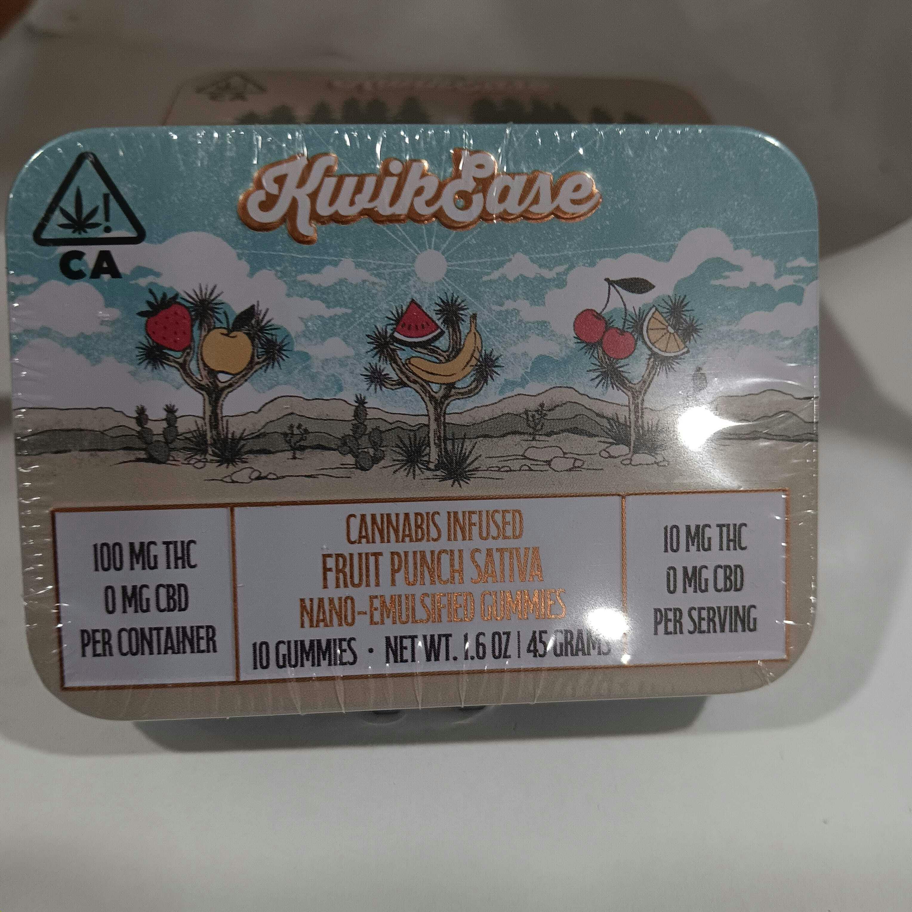 Kwik Ease: Fruit Punch Nano Emulsified