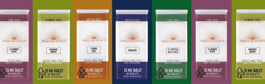Emerald Bay Extracts - Creme Brulee-50mg Tablets - Indica -