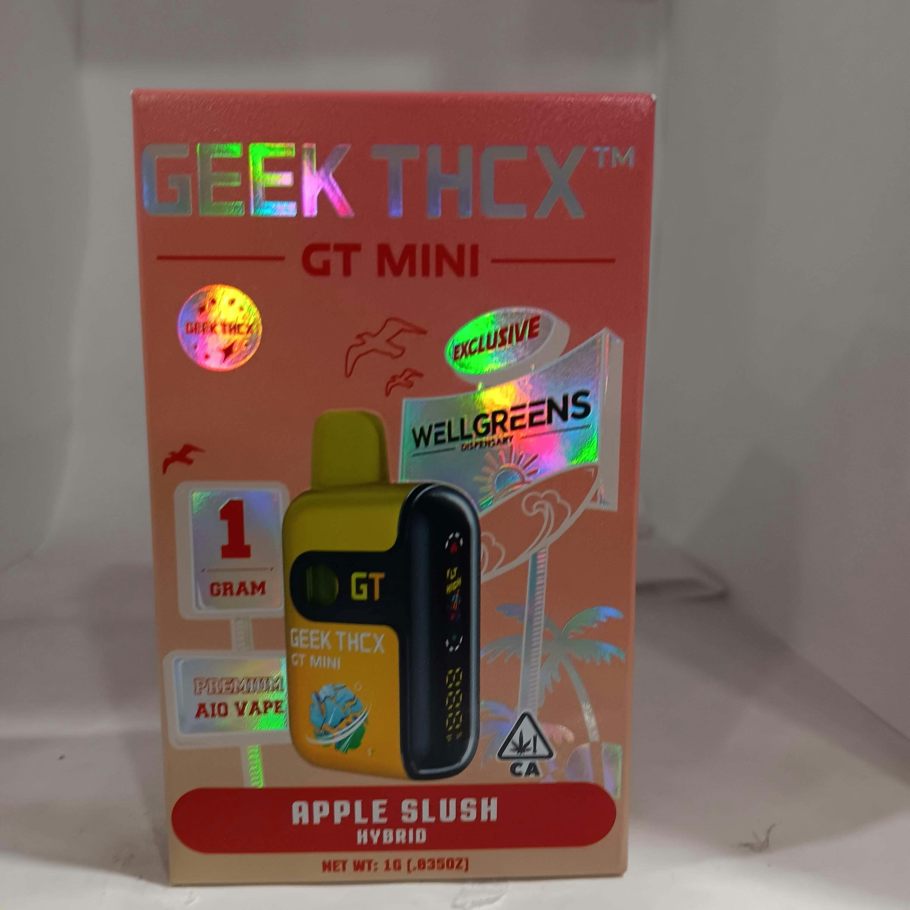 GEEK THCX - Apple Slush-GEEK THCX wellgreens All-in-one -