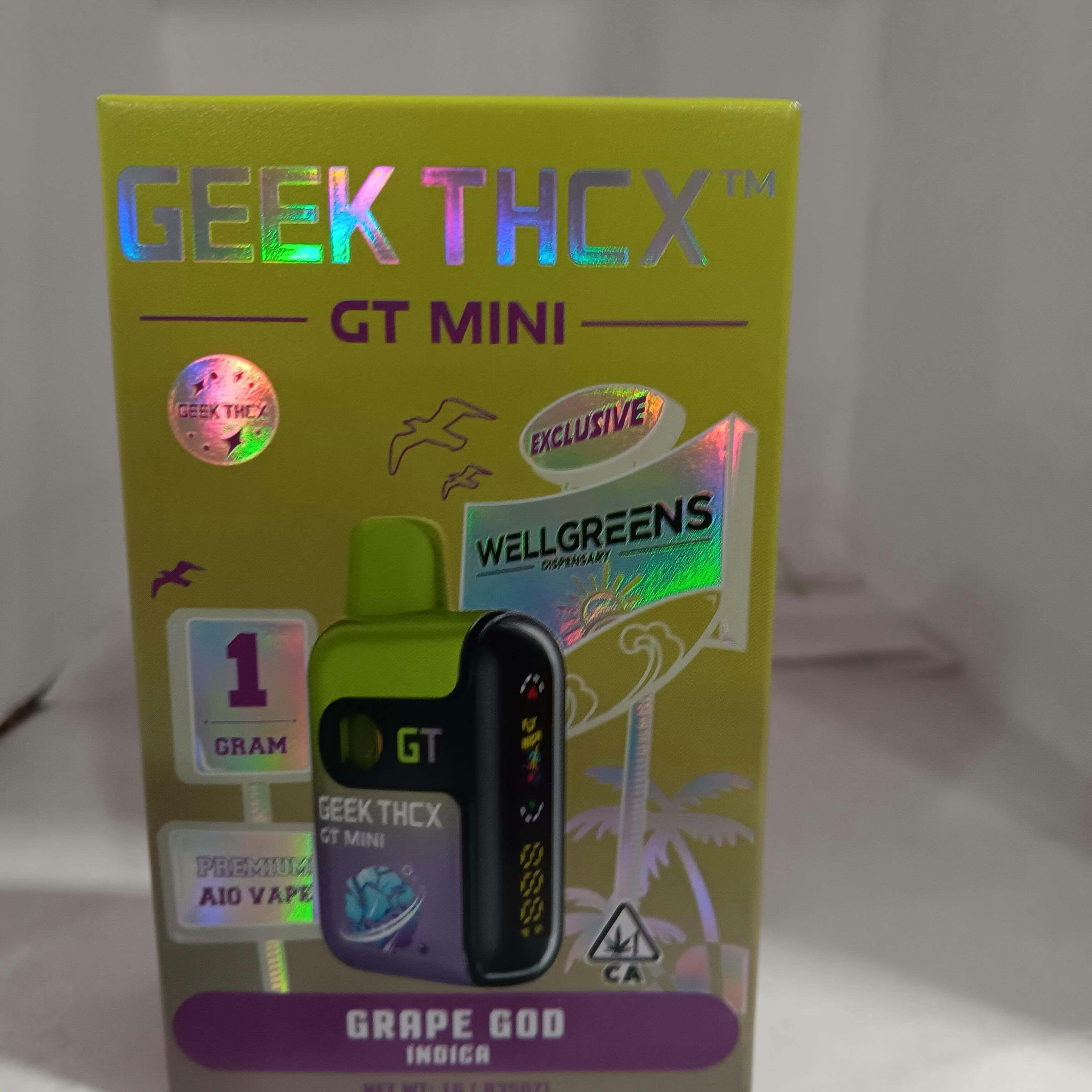 GEEK THCX - Grape God GEEK THCX wellgreens All-in-one -