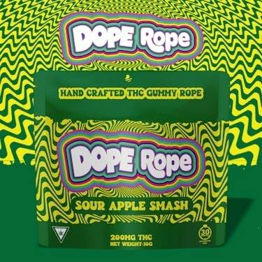 Dope Rope - 200mg Gummies - Sour Apple Smash
